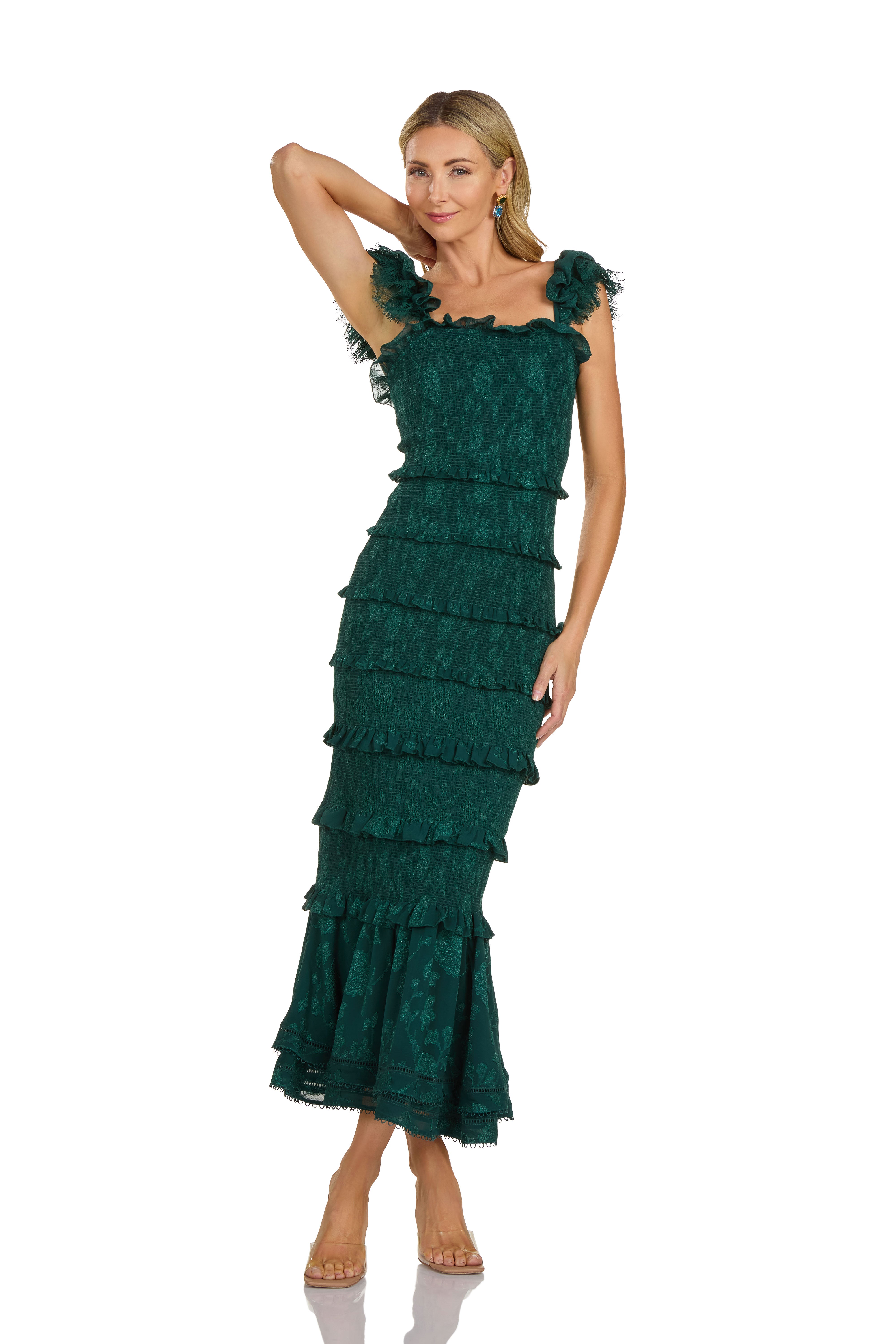 FRANCINE DRESS EMERALD