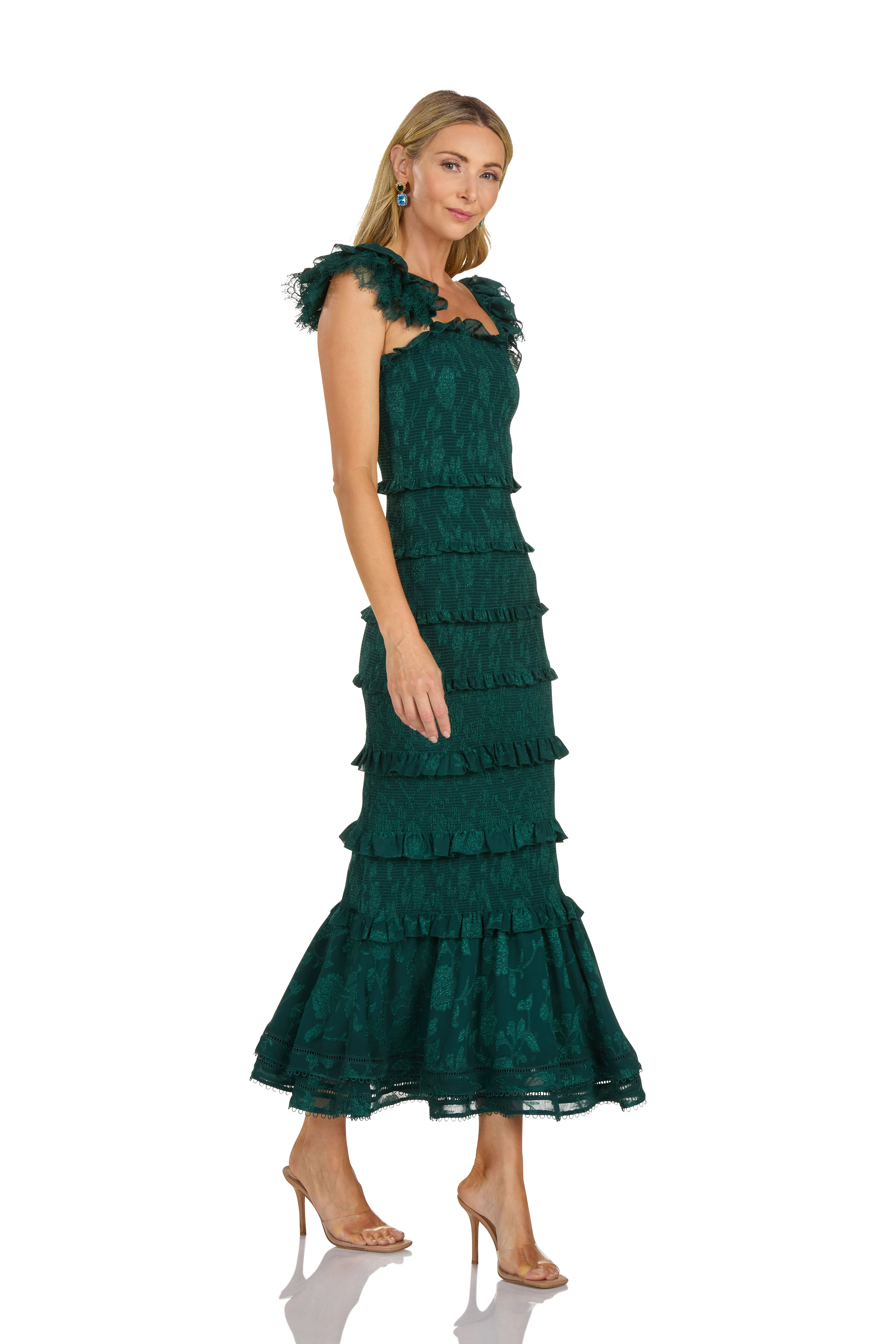 FRANCINE DRESS EMERALD