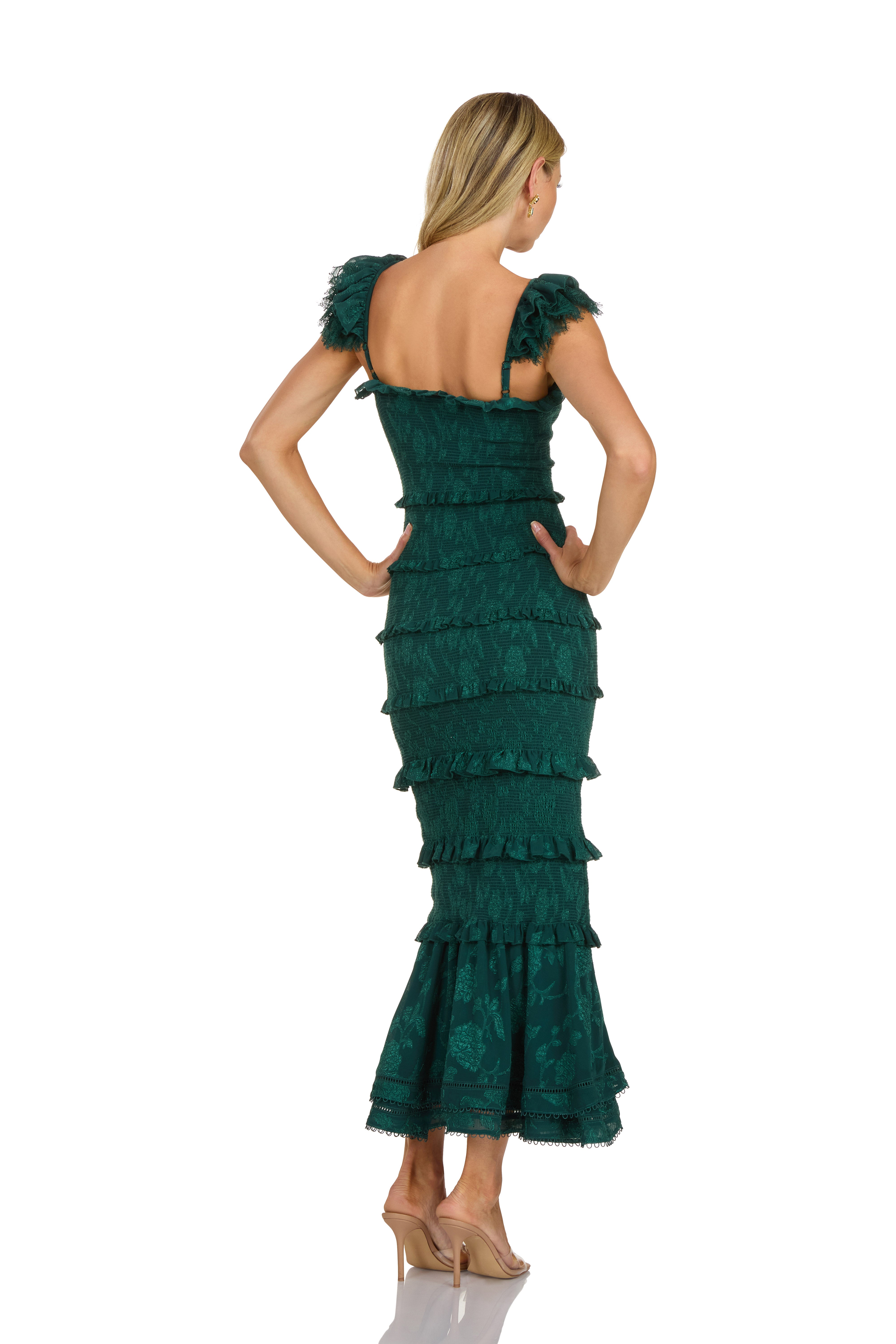 FRANCINE DRESS EMERALD