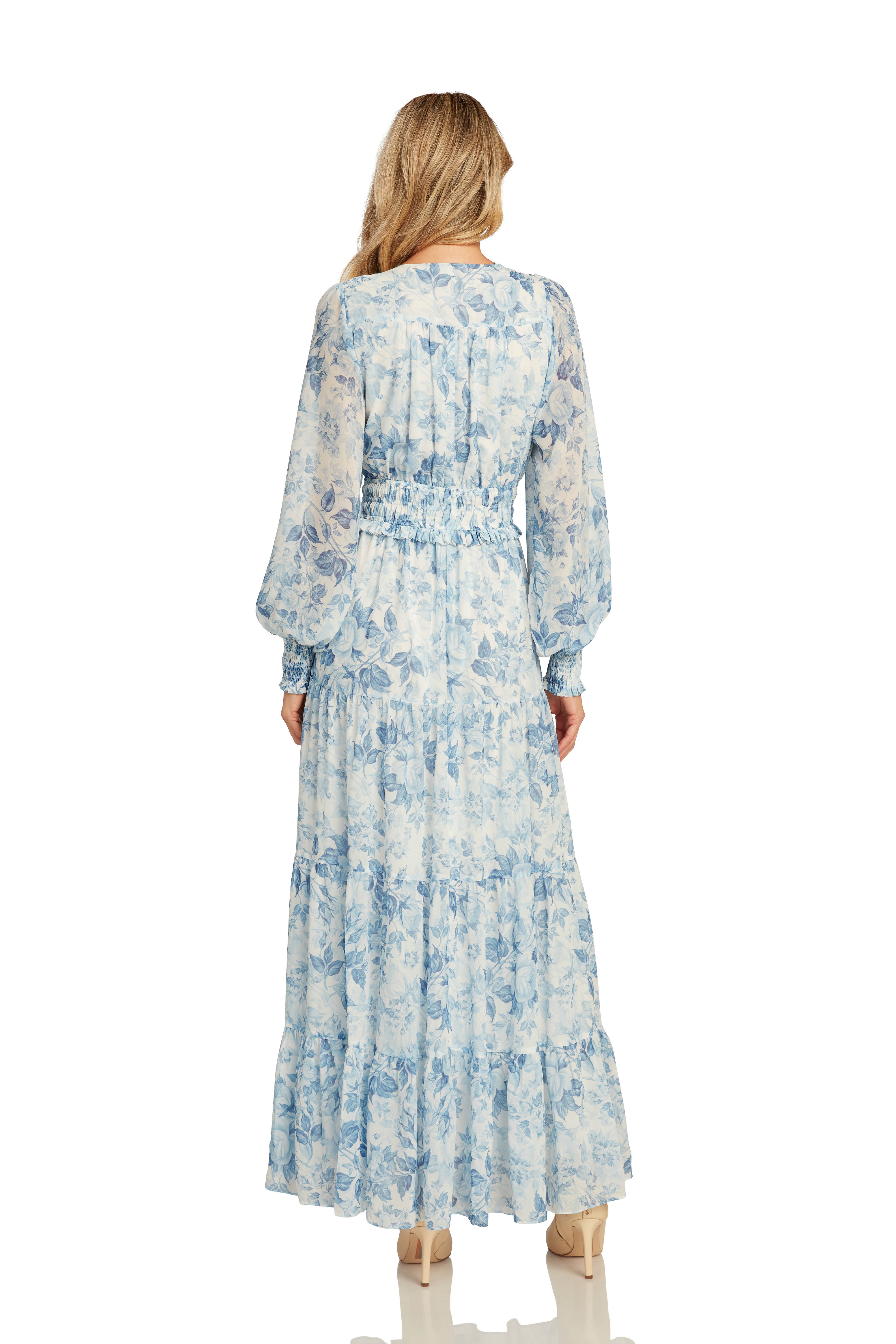 MARCELA DRESS BLUE FLORAL