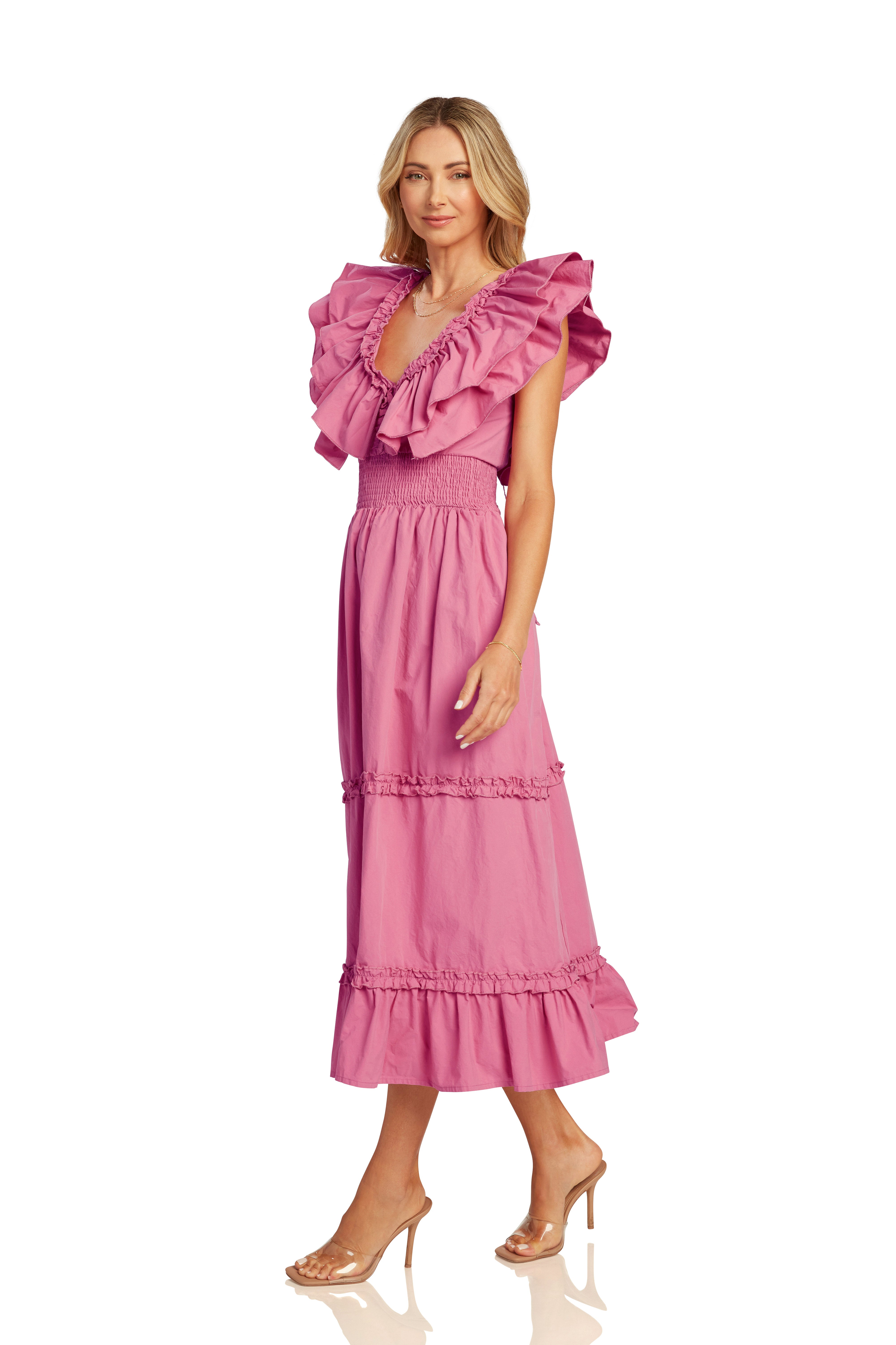 STELLA DRESS FOR WOMEN FUCHSIA