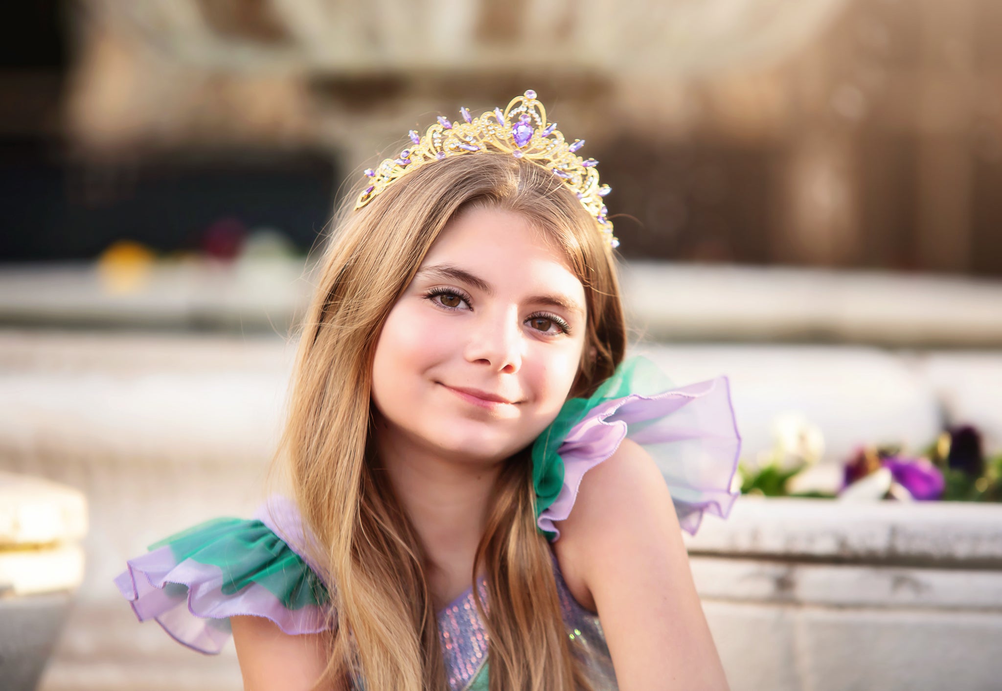 PRINCESS OPHELIA TIARA PURPLE