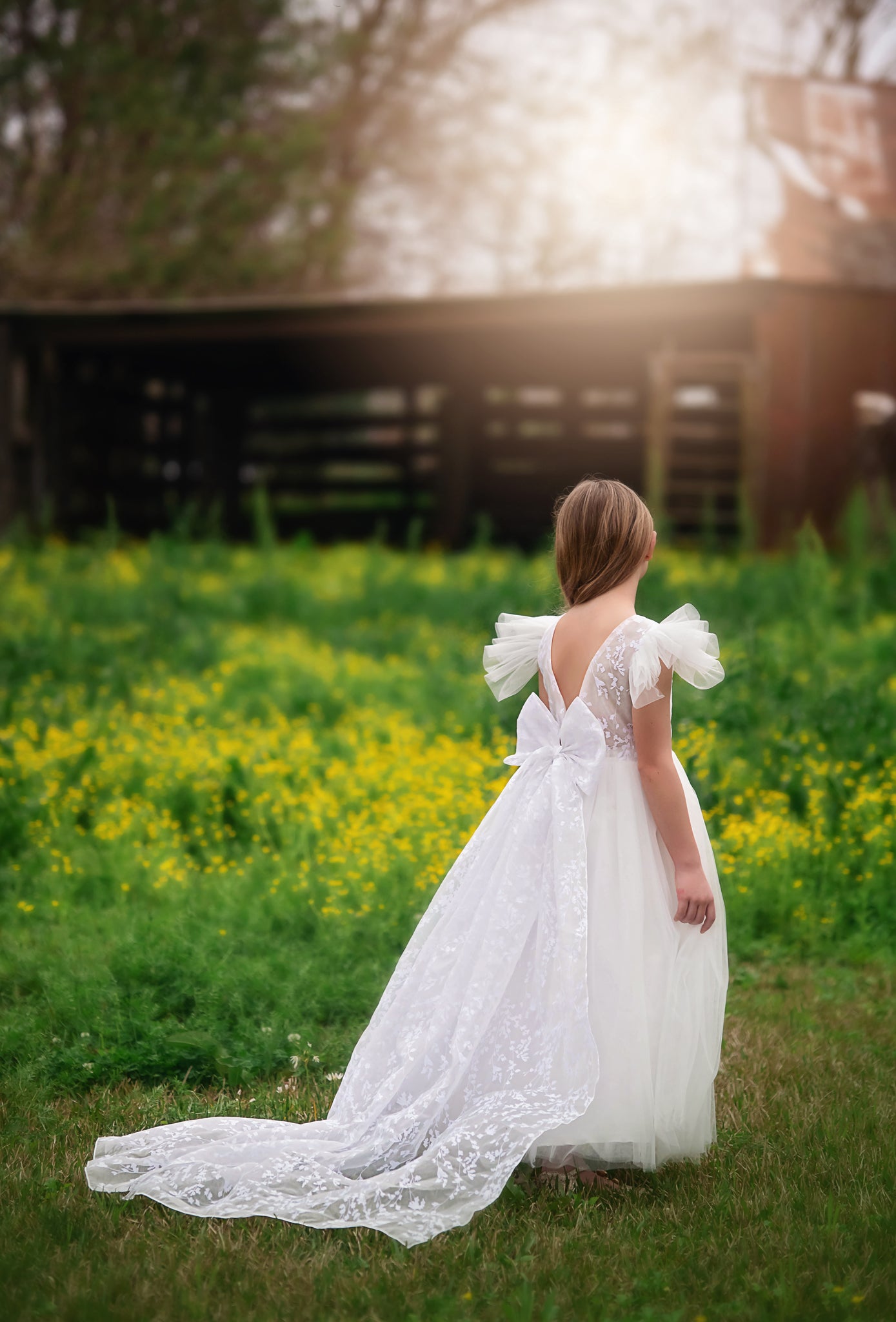 PAXTON GOWN WHITE