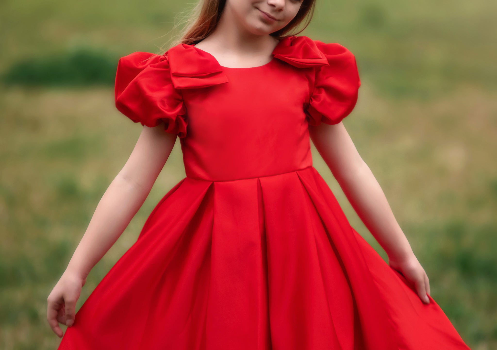 MALIA DRESS CRIMSON