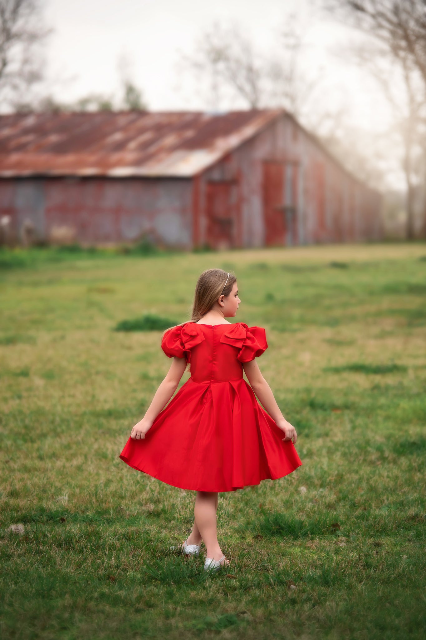 MALIA DRESS CRIMSON