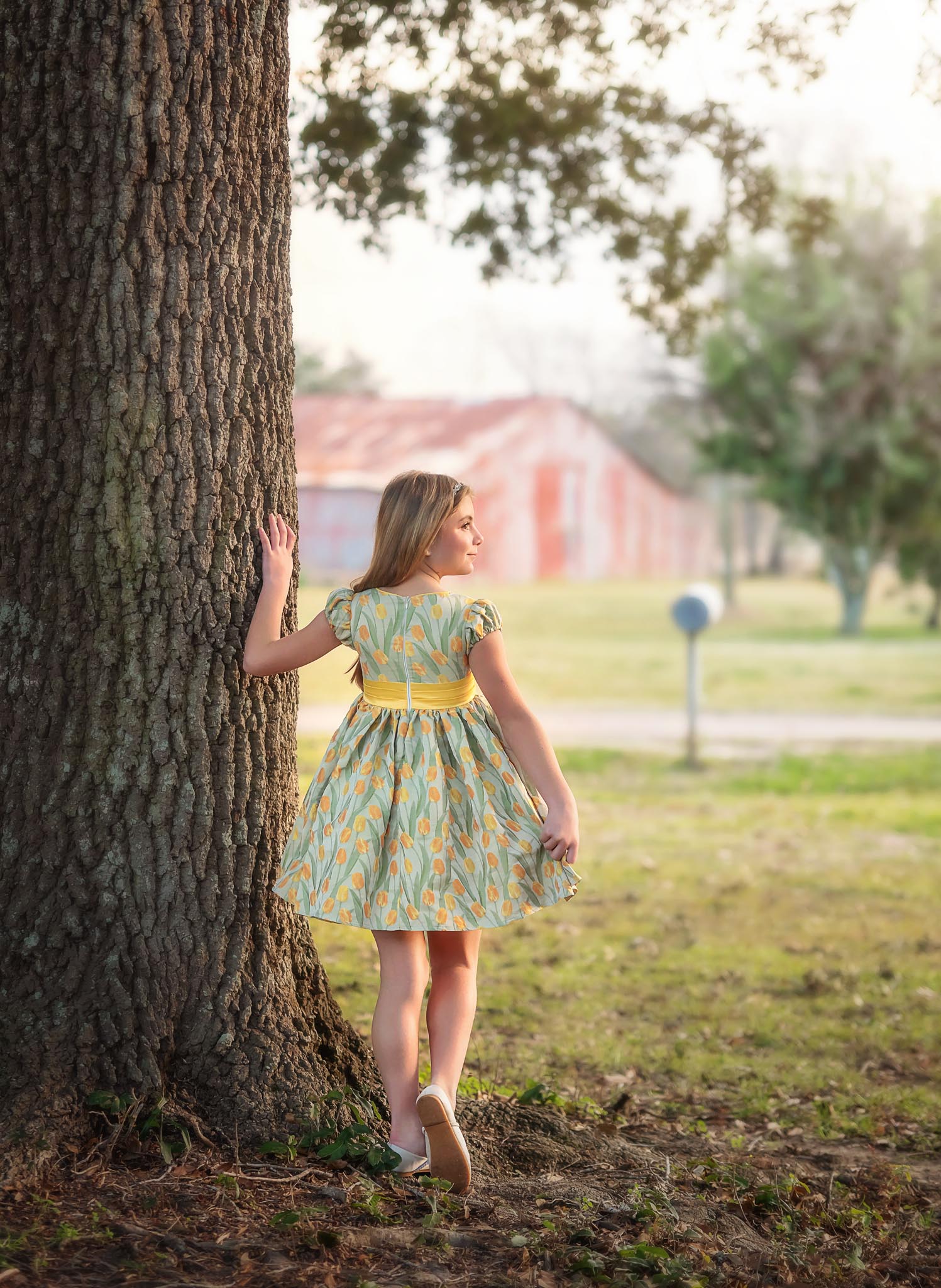 ISLA DRESS YELLOW FLORAL