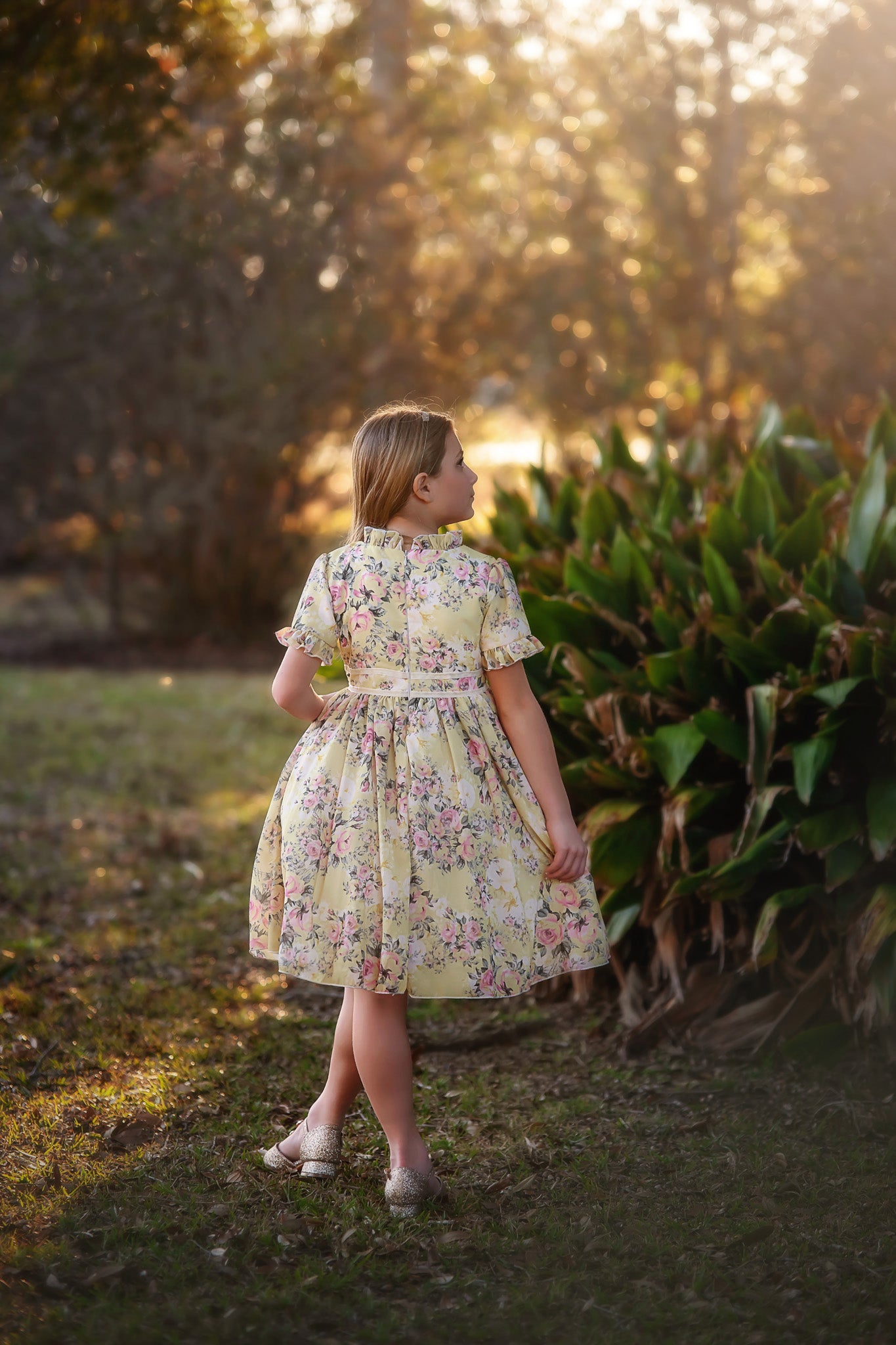 VERA DRESS YELLOW FLORAL