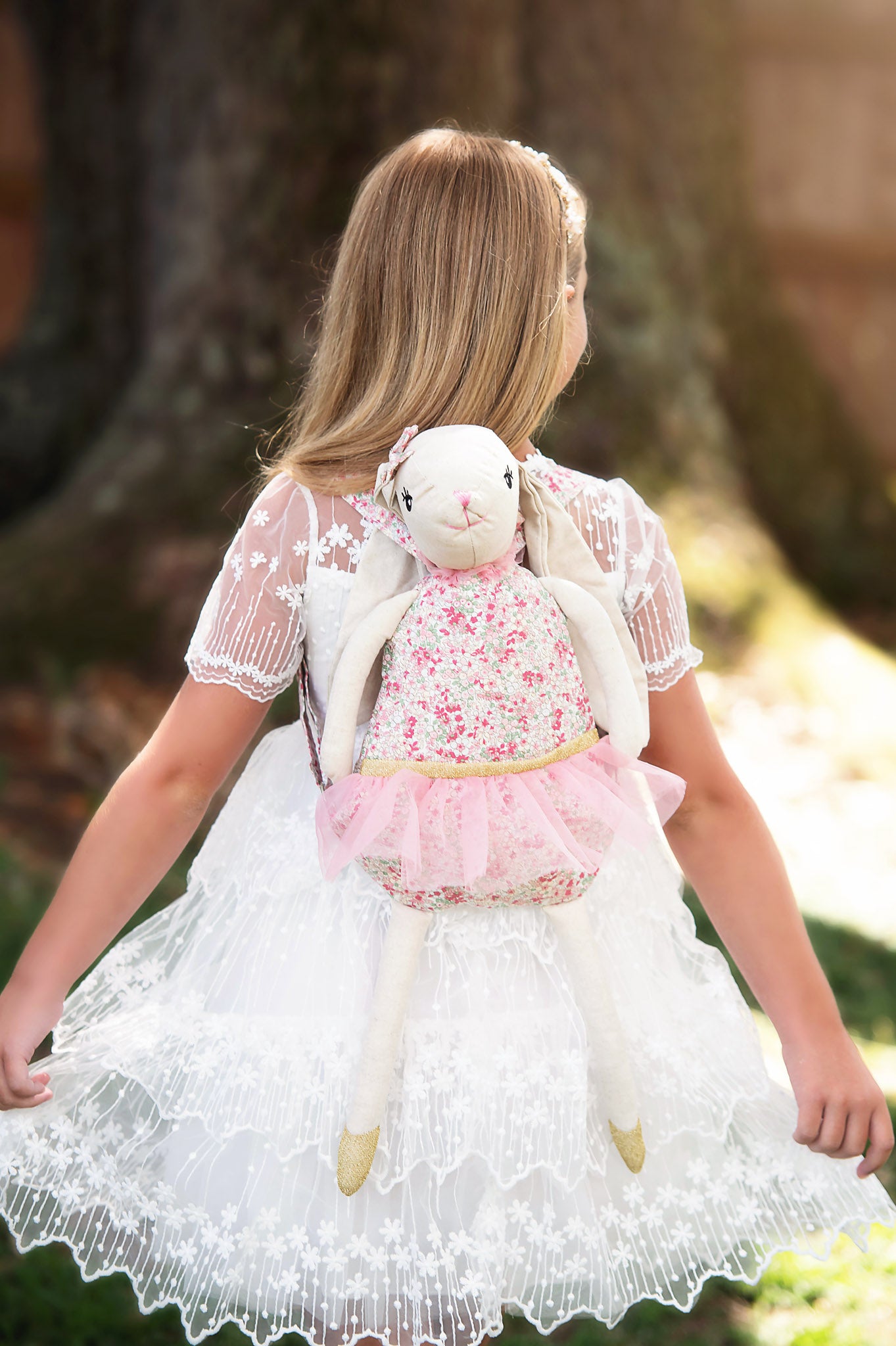 BUNNY FLORAL BACKPACK