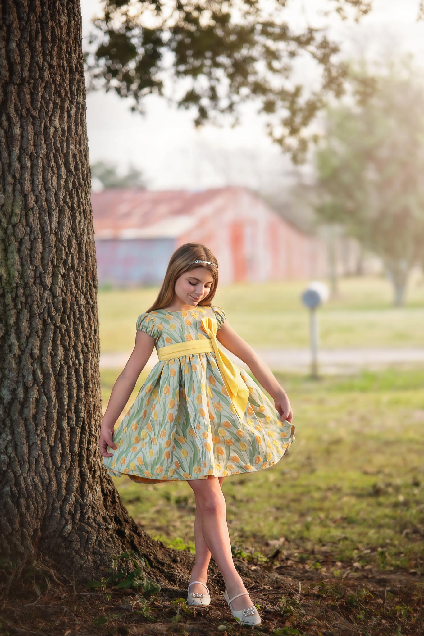 ISLA DRESS YELLOW FLORAL