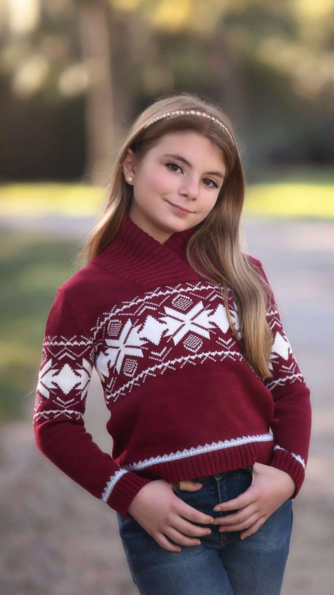 CHARLIE SWEATER CRIMSON-UNISEX