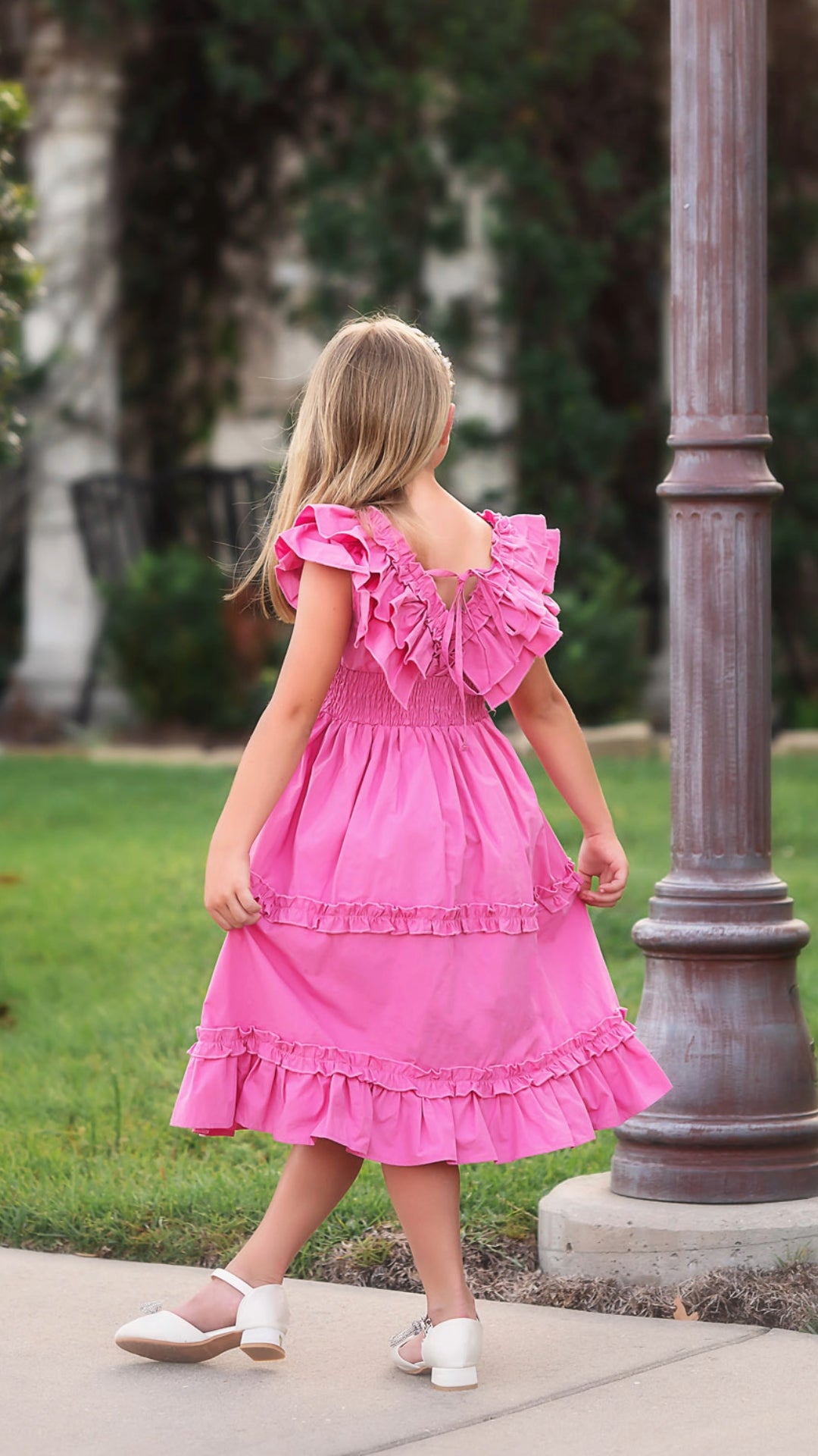 SADIE DRESS FUCHSIA