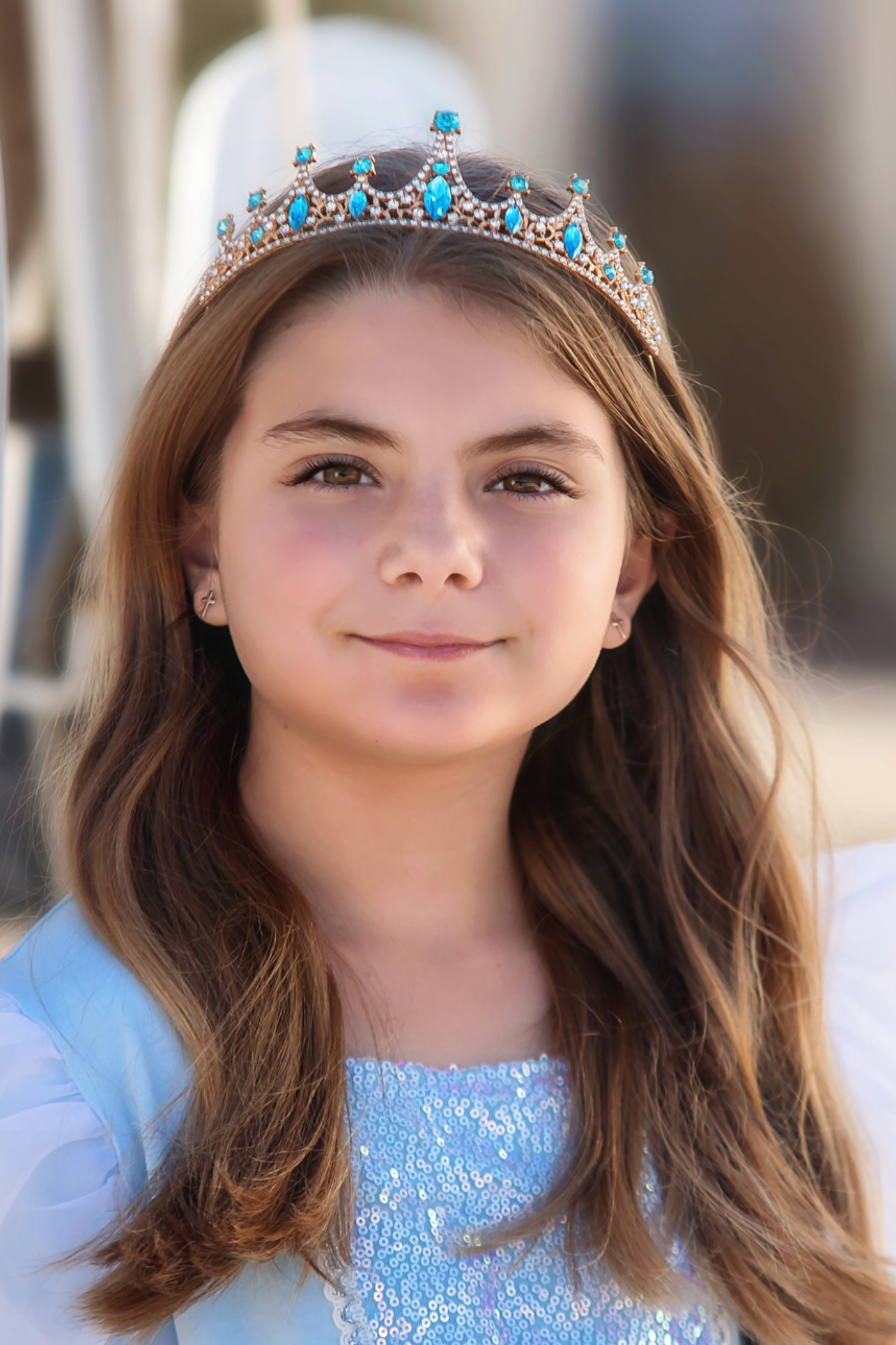 PRINCESS MARCELINA TIARA BLUE