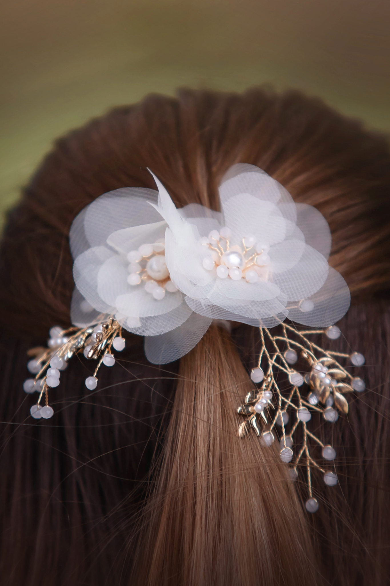 FLEUR BLANCHE FLOWER CLIP