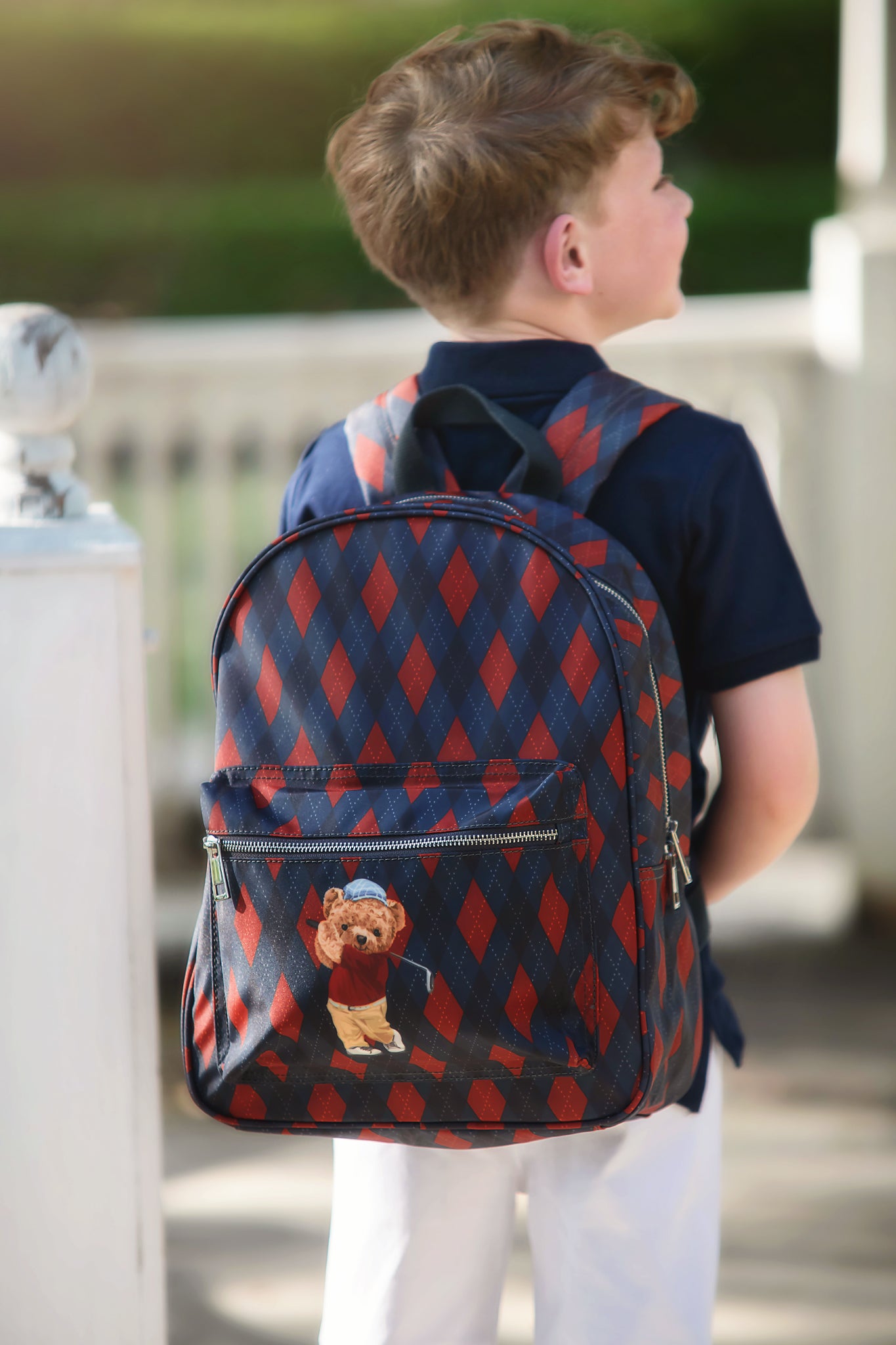 GOLFING BEAR BACKPACK