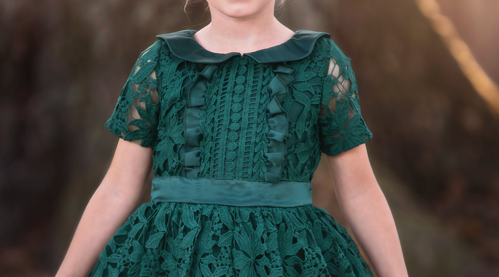 EVANGELINA DRESS EMERALD