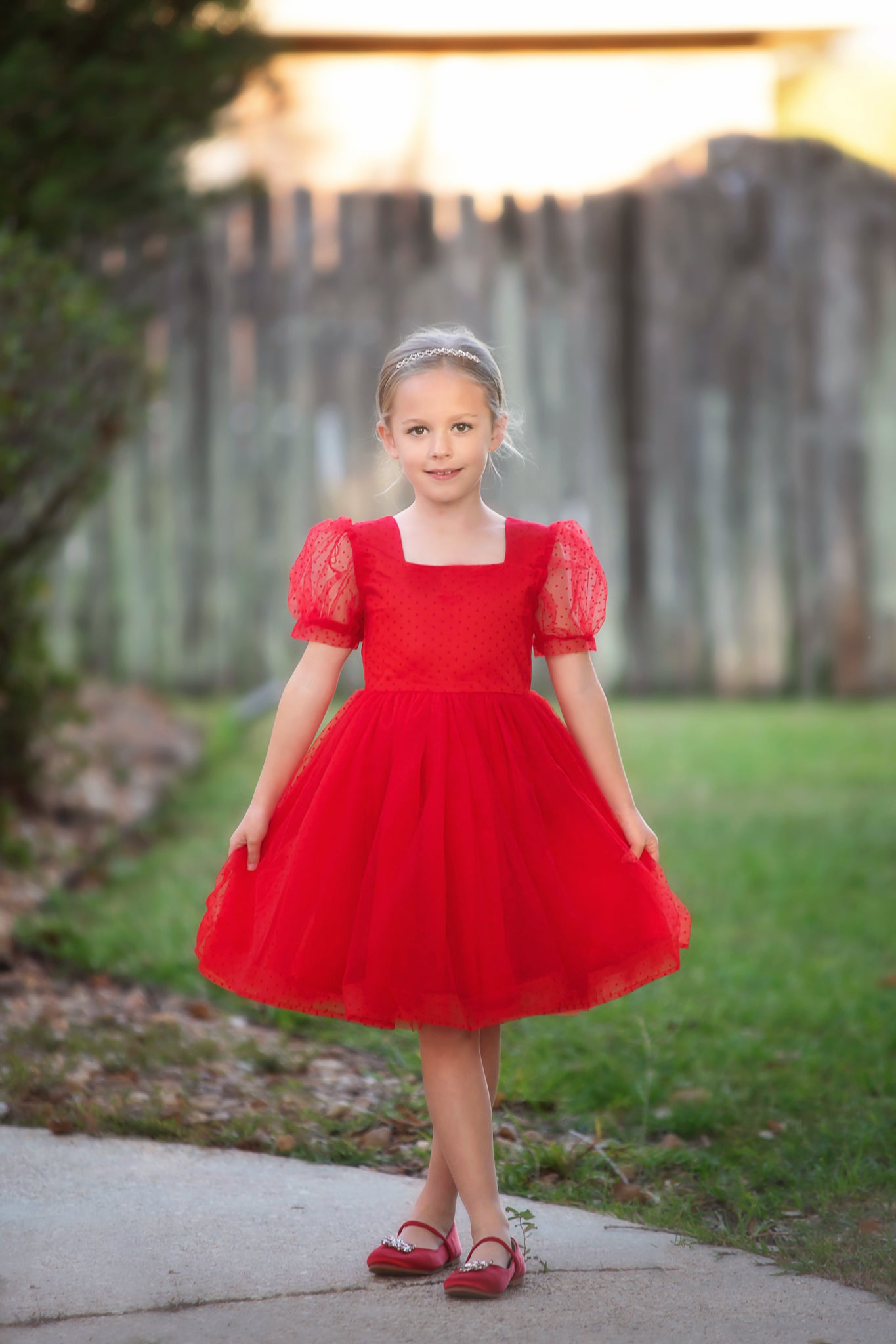 NORALEE DRESS CRIMSON