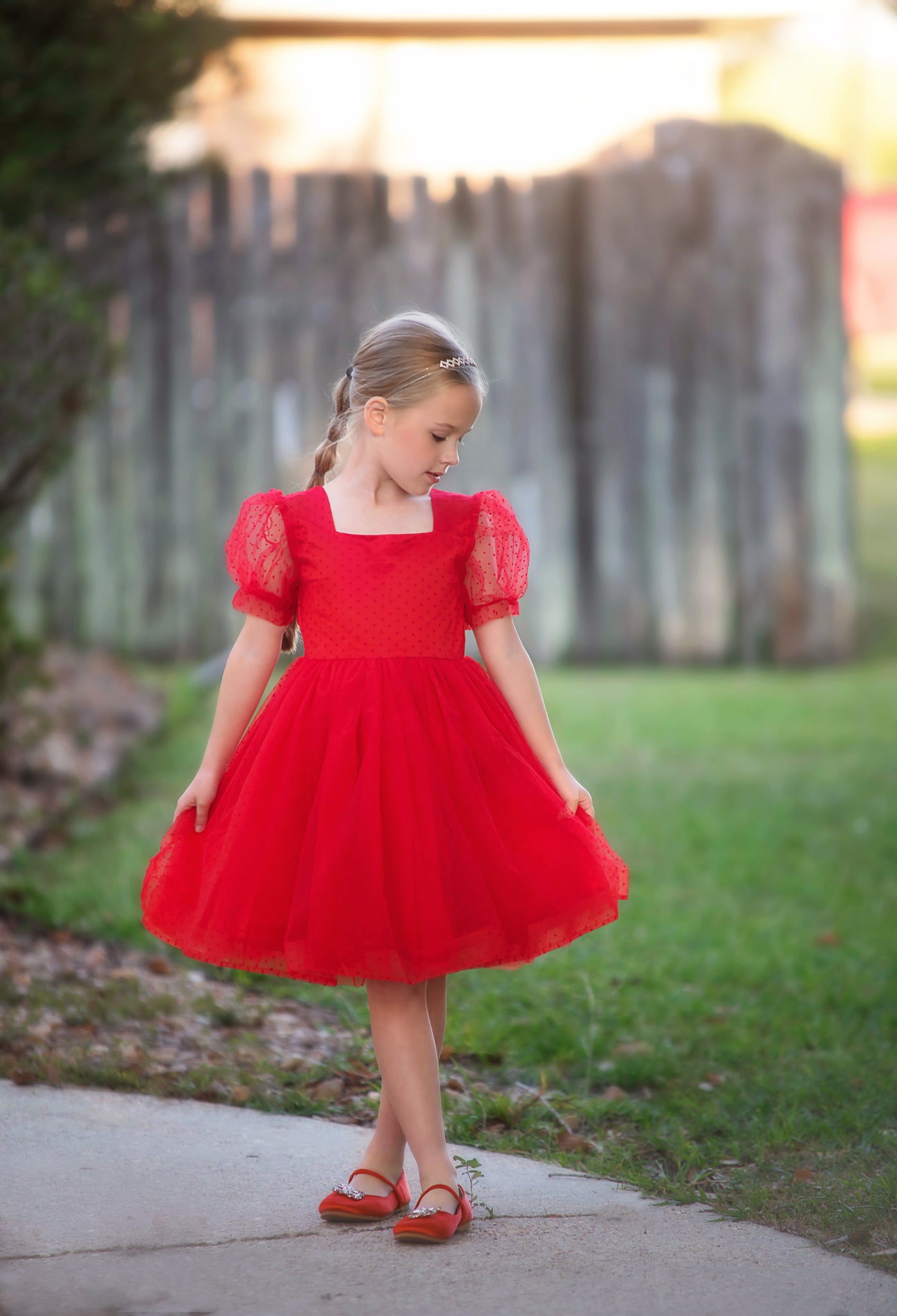 NORALEE DRESS CRIMSON