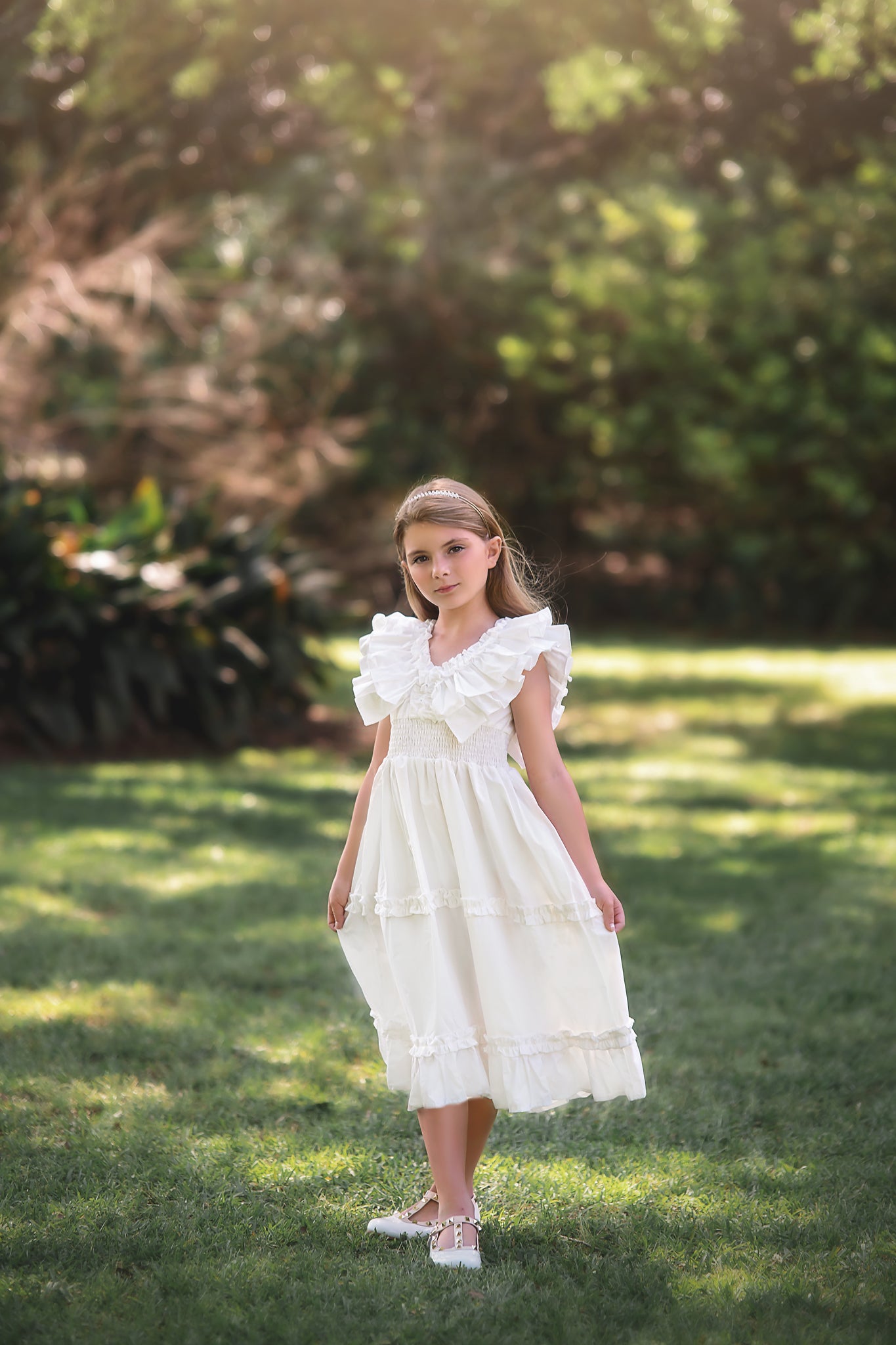 SADIE DRESS WHITE