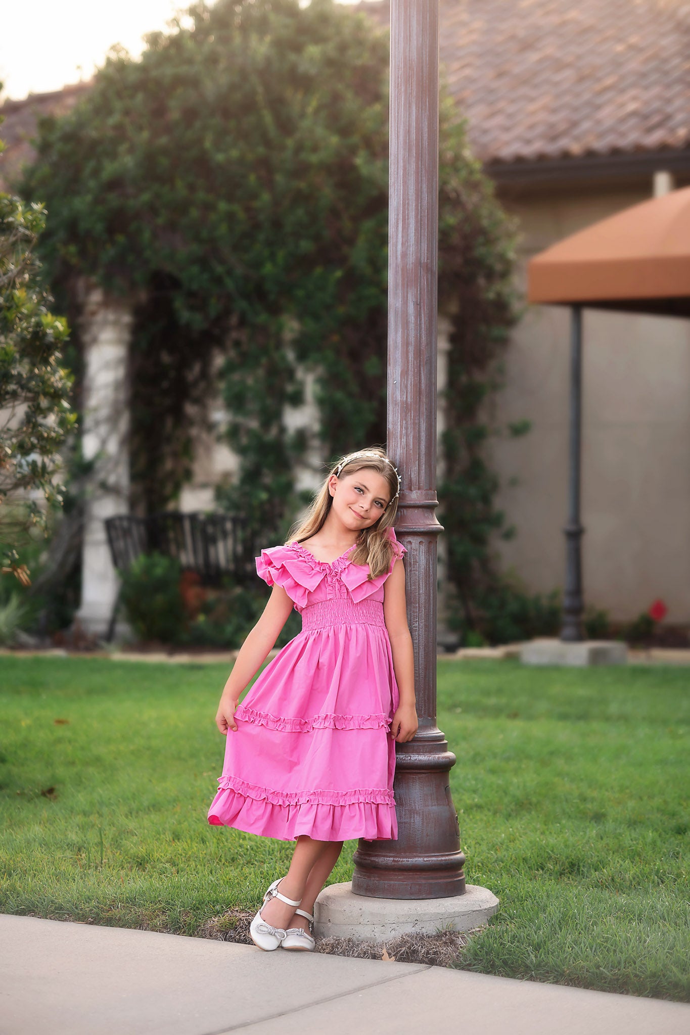 SADIE DRESS FUCHSIA