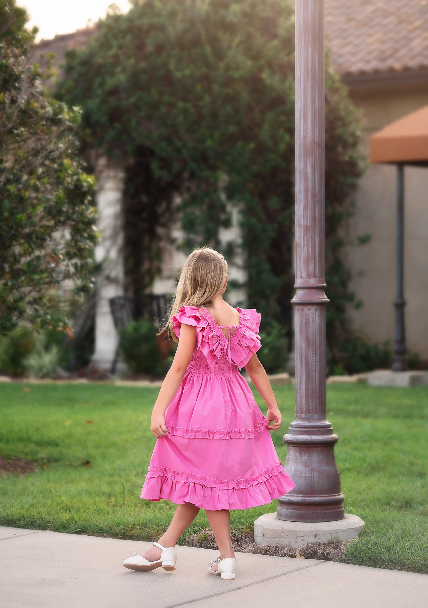 SADIE DRESS FUCHSIA