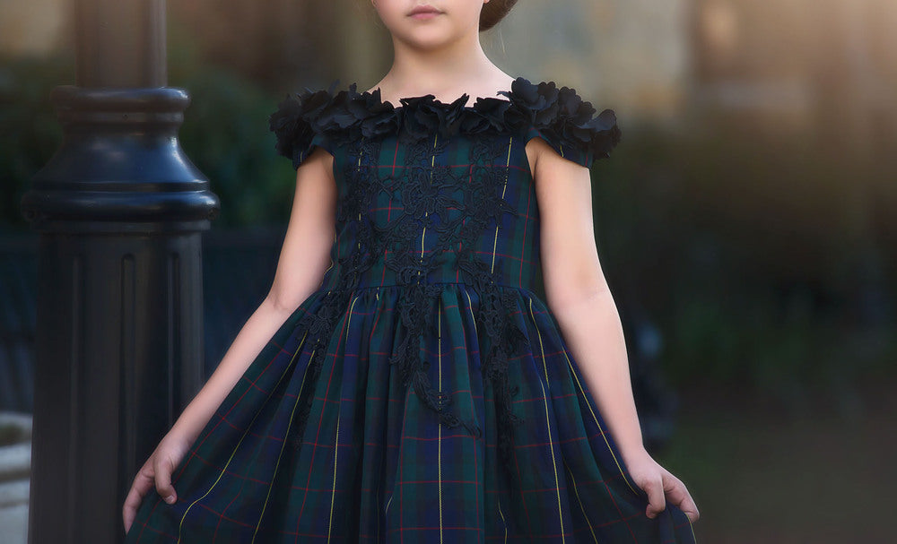 BELLE GOWN BLACKWATCH TARTAN