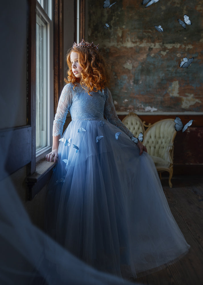 MARIPOSA GOWN BLUE