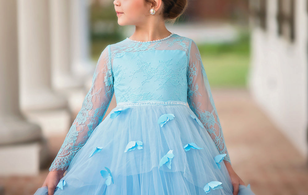 MARIPOSA GOWN BLUE