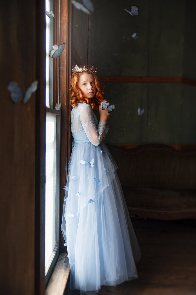 MARIPOSA GOWN BLUE