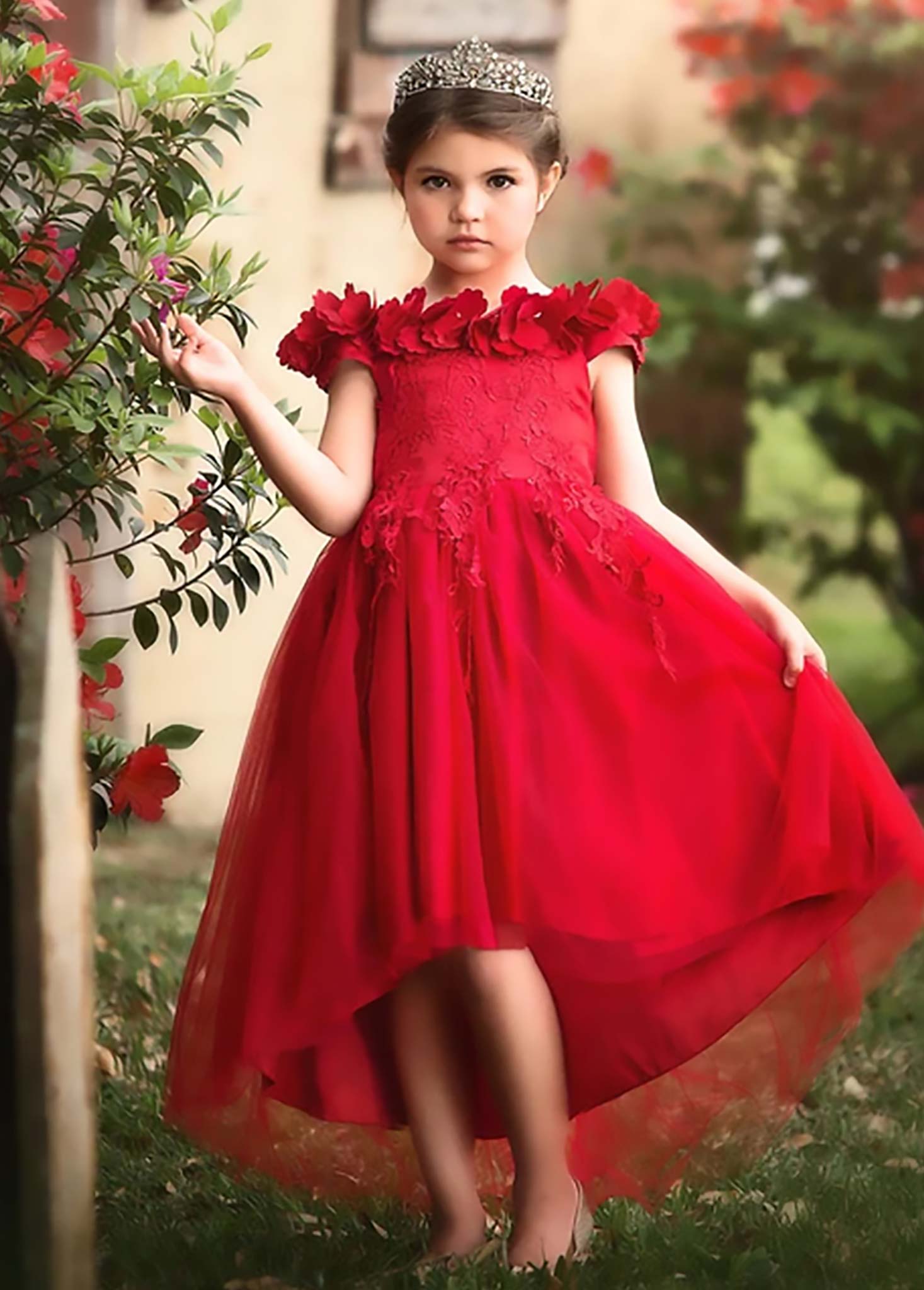 BELLE GOWN CRIMSON