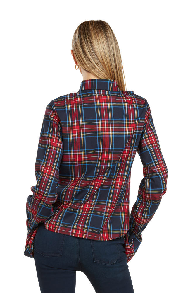 MARGOT BLOUSE TARTAN