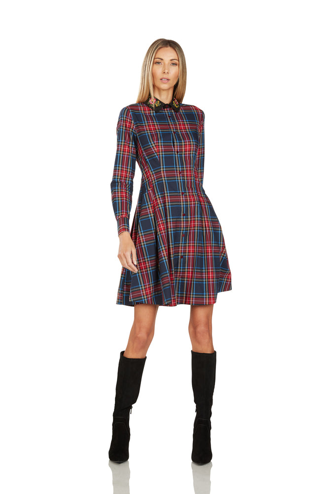 TRACY DRESS TARTAN