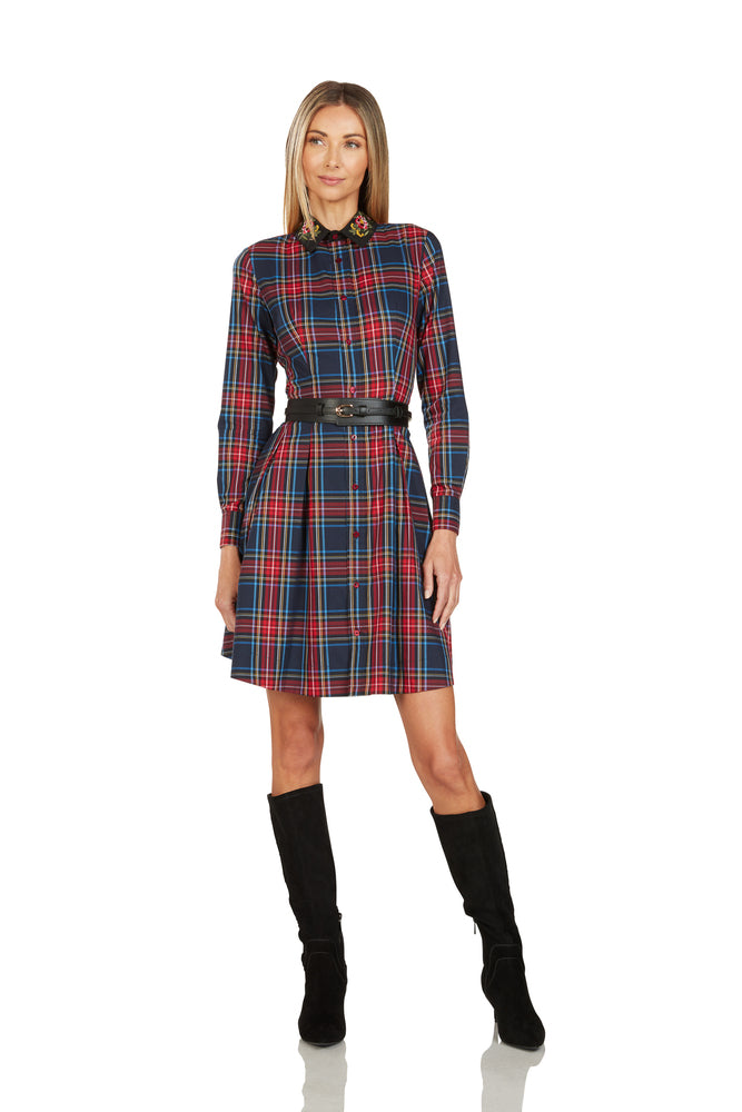 TRACY DRESS TARTAN