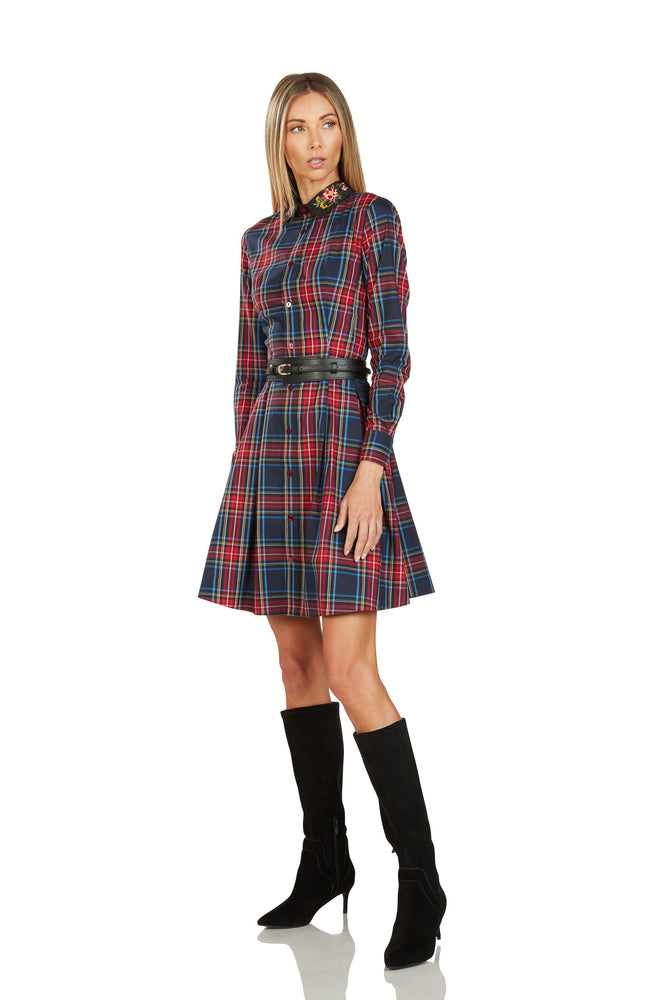 TRACY DRESS TARTAN