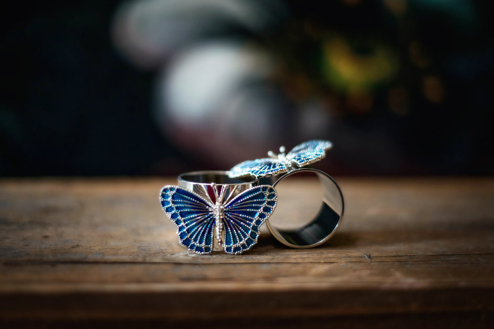 MARIPOSA NAPKIN RING SET OF 2