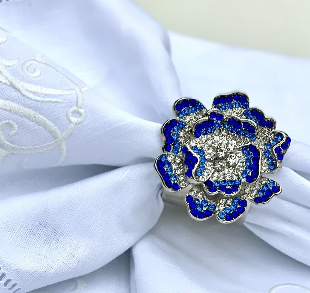 JOLIE FLEUR NAPKIN RING SET OF 2