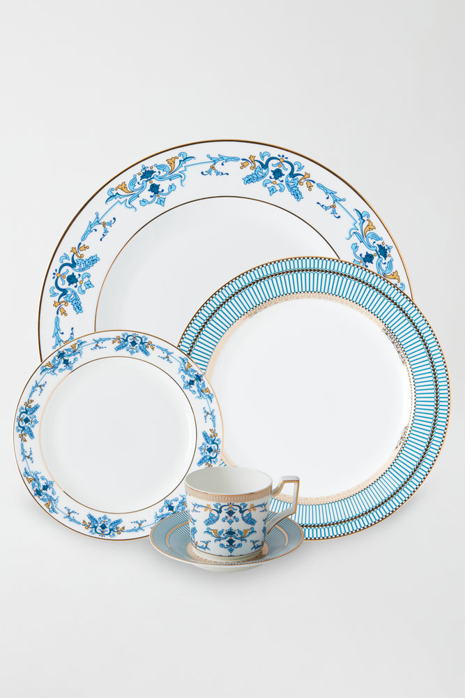 CORINNE BONE CHINA DINNERWARE SET 5PC.