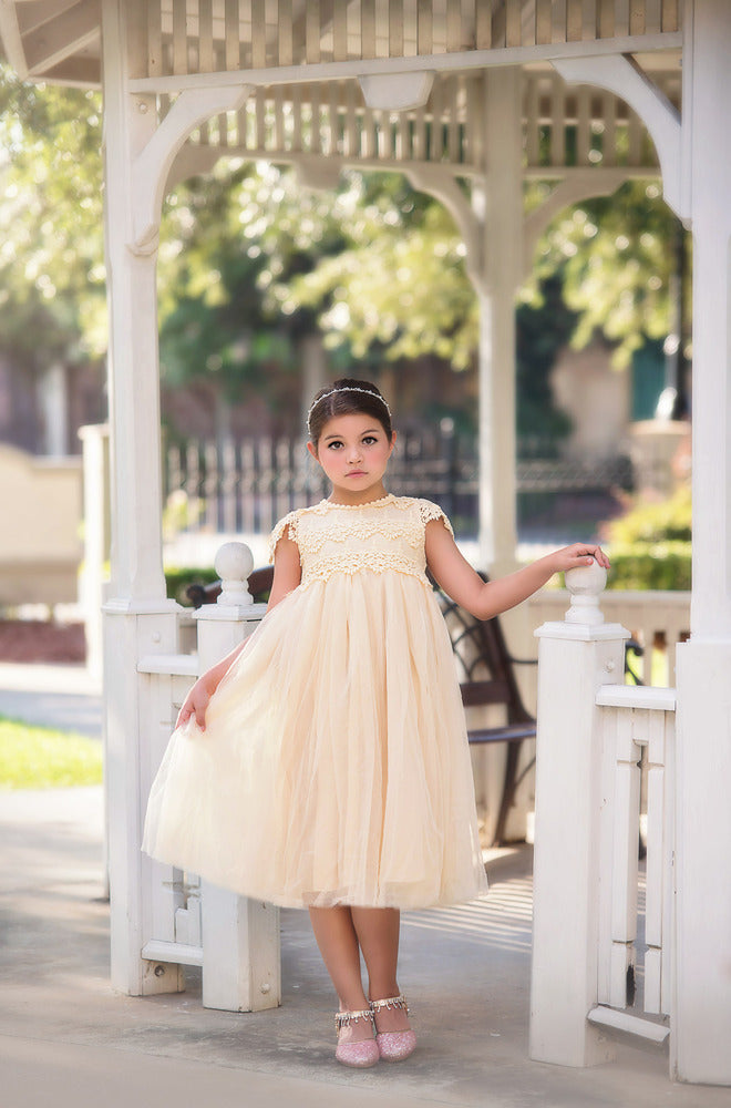 KATRINA DRESS BUTTERSCOTCH