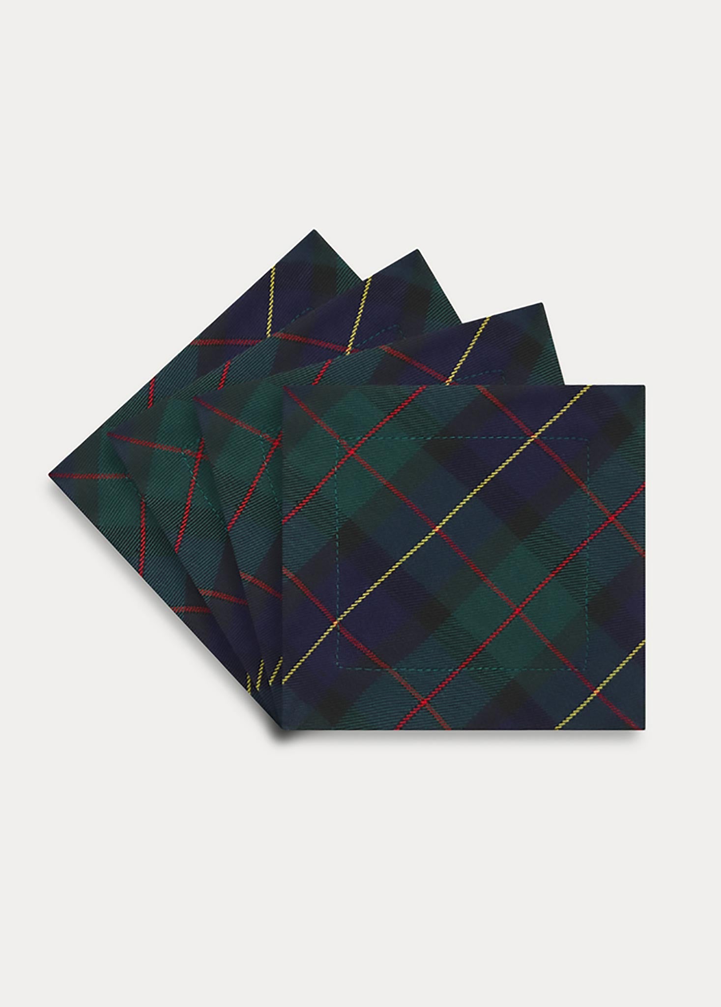 BLACK WATCH COCKTAIL NAPKINS, SET OF 4