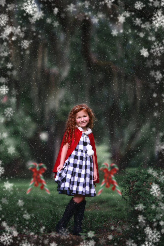 SANTA'S SILLY HELPER DRESS & CAPE SET