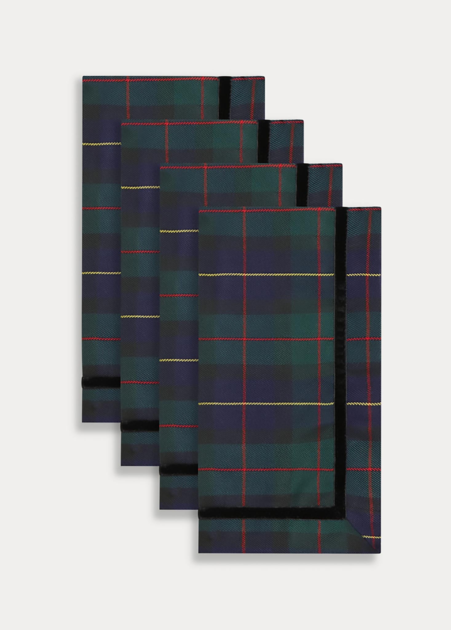 BLACK WATCH TARTAN NAPKIN SET OF 4