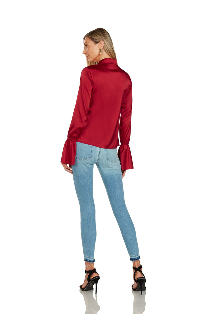 MARGOT BLOUSE CRIMSON