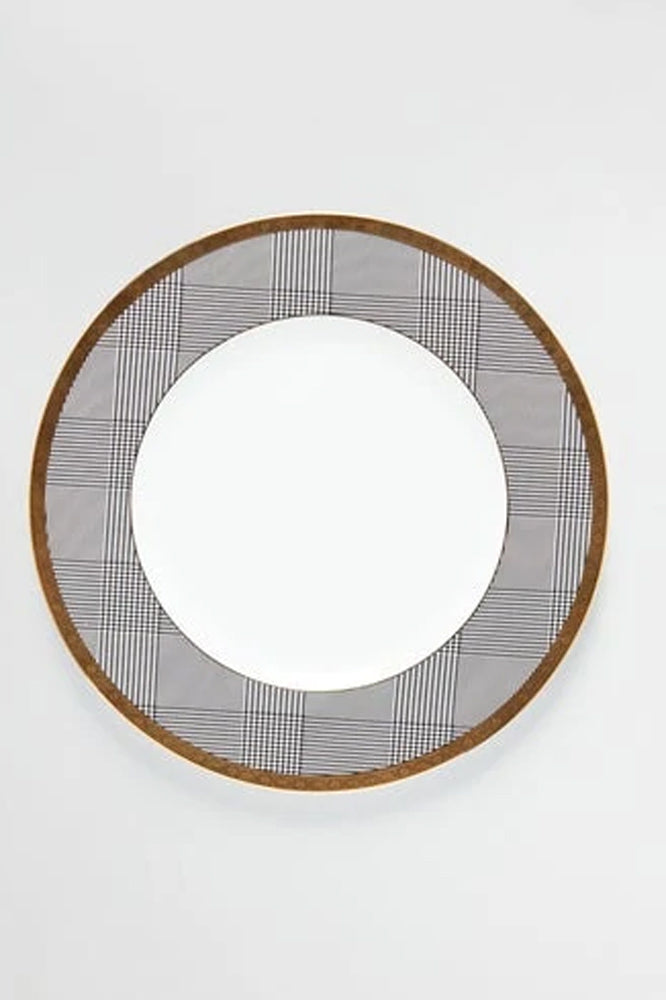 GLEN PLAID 13" BONE CHINA CHARGER PLATE