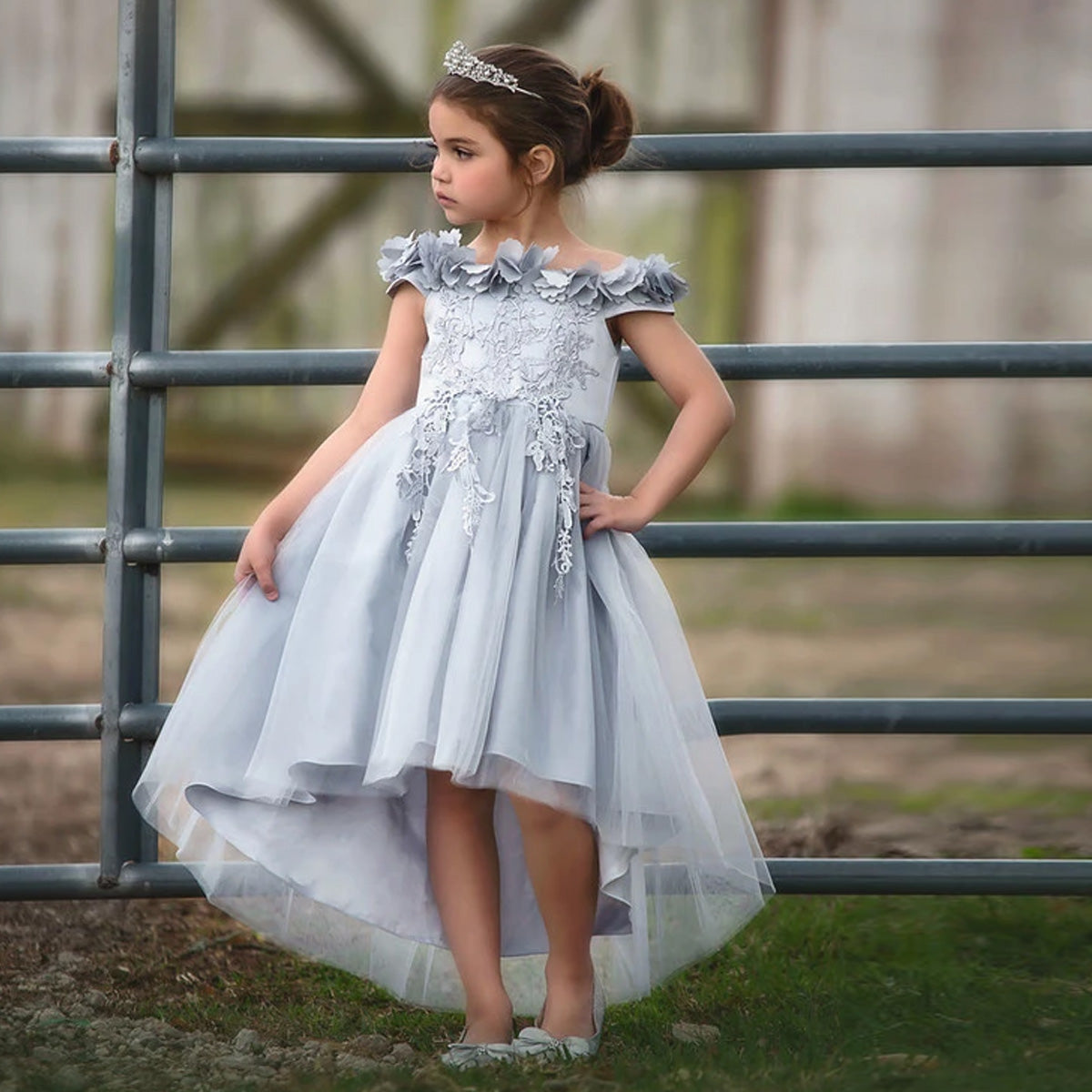 BELLE GOWN SILVER