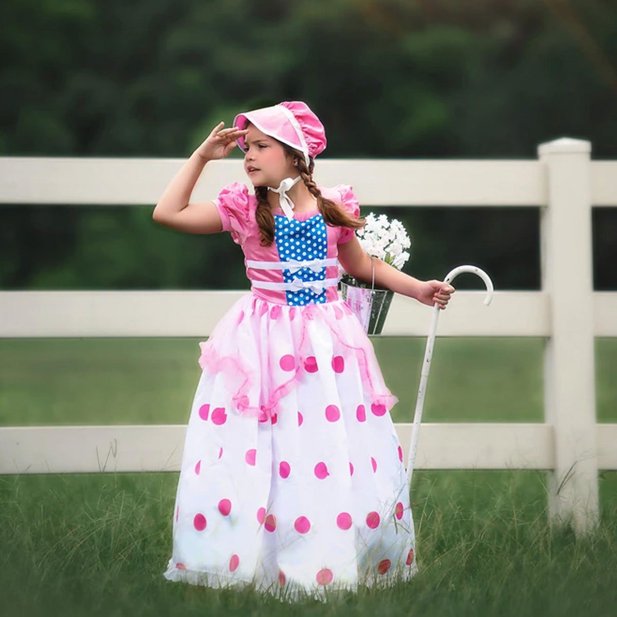 BO PEEP GOWN & BONNET SET