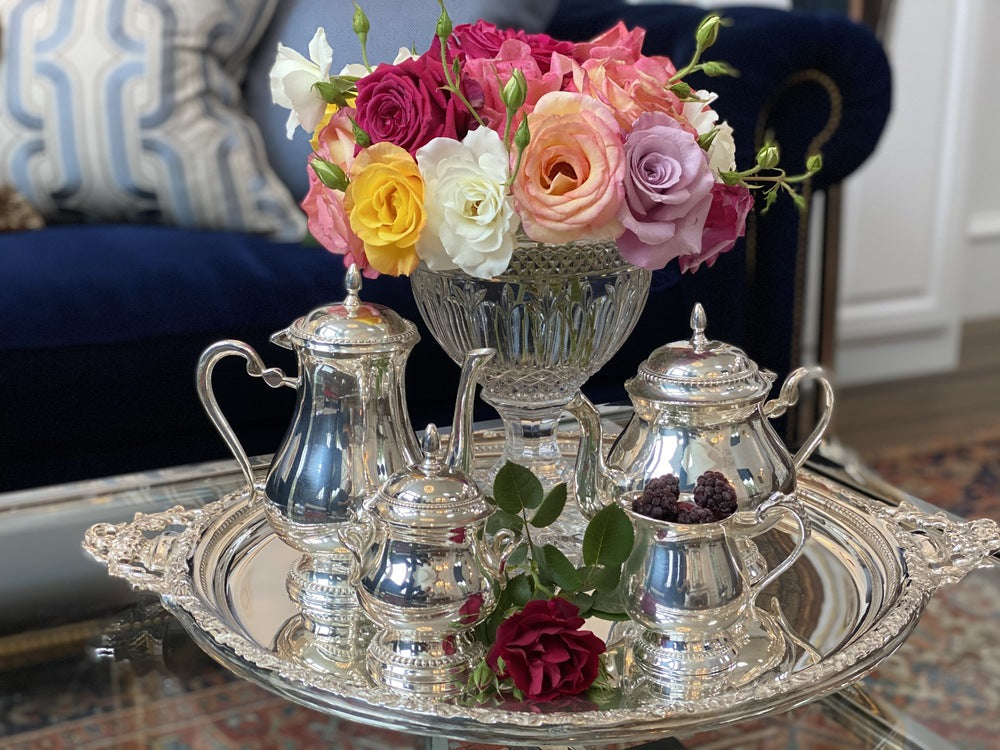 SILVER PLATED BUCKINGHAM PLATTER