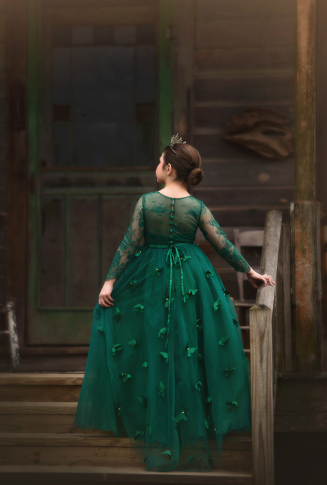 MARIPOSA GOWN EMERALD