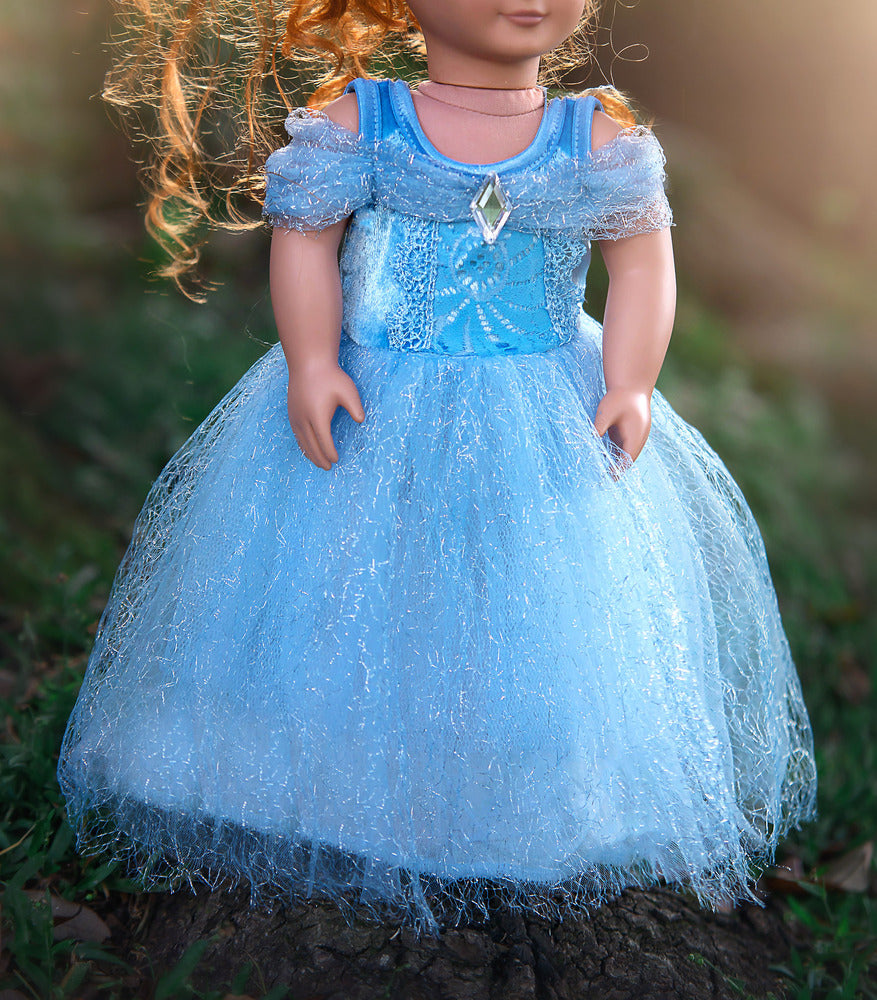 QUEEN OF THE KINGDOM DOLL DRESS