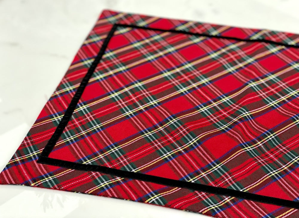 ROYAL STEWART TARTAN PLACEMAT SET OF 4