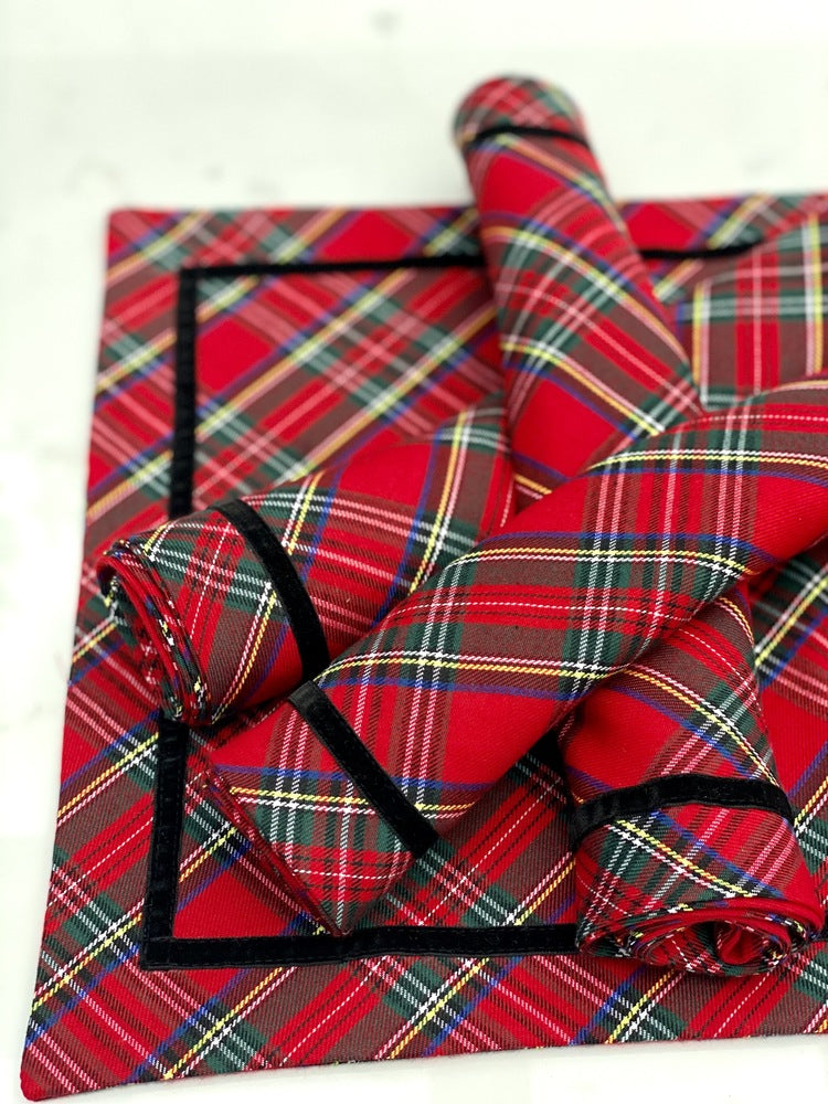 ROYAL STEWART TARTAN PLACEMAT SET OF 4