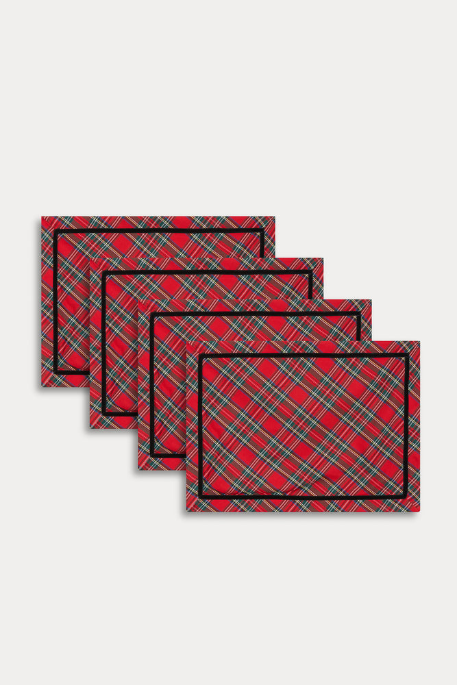 ROYAL STEWART TARTAN PLACEMAT SET OF 4